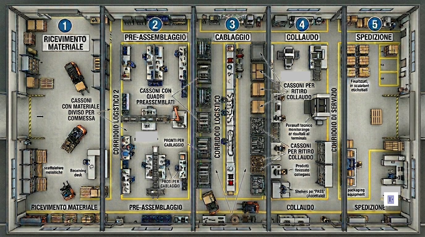 Come Organizzare un Reparto Cablaggio per Lavorare Meglio e Più Velocemente