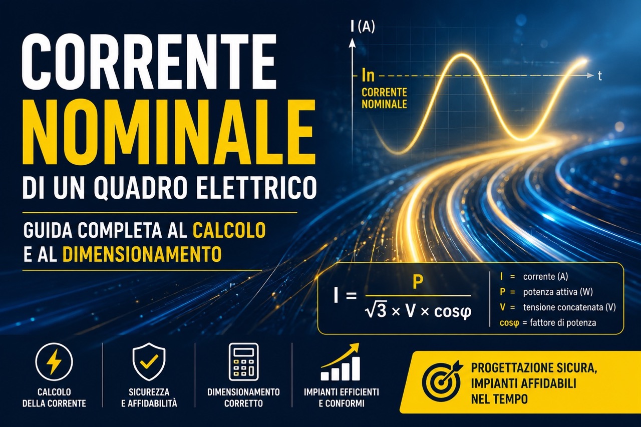 Calcolo della corrente nominale di un quadro elettrico