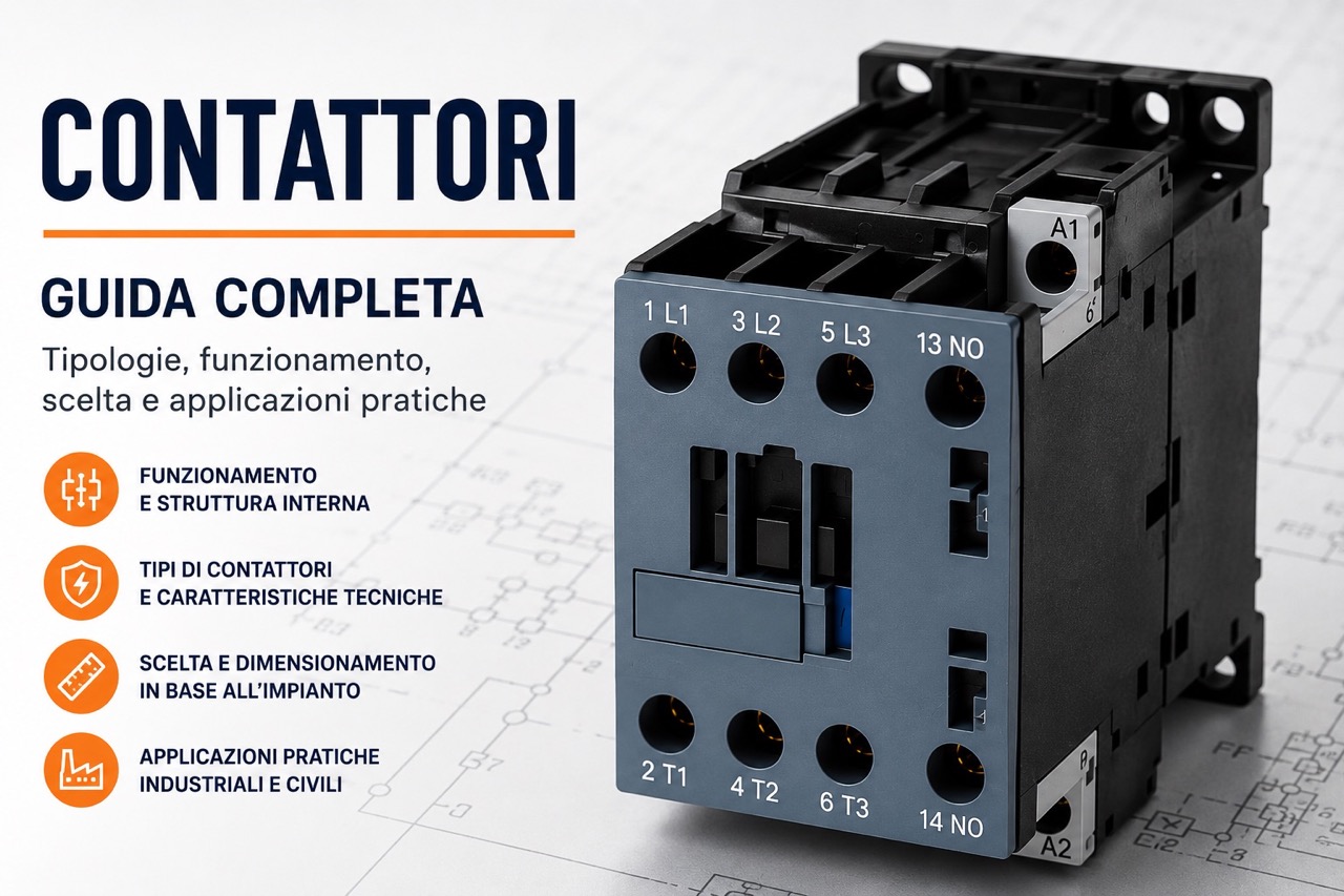 Contattore: Cos’è, Come Funziona e Come Sceglierlo