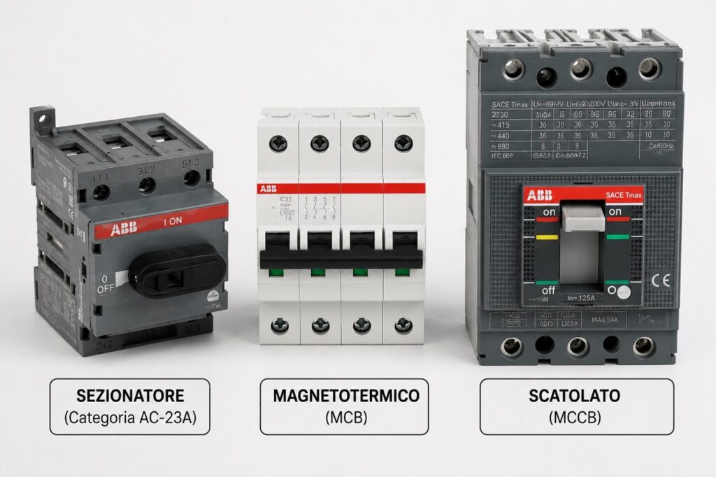 Selezione di interruttori generali
