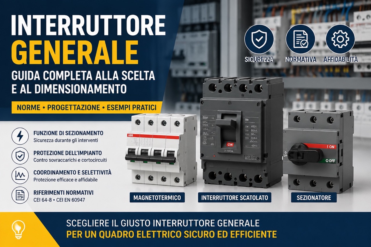 Come Scegliere e Dimensionare l’Interruttore Generale del Quadro Elettrico